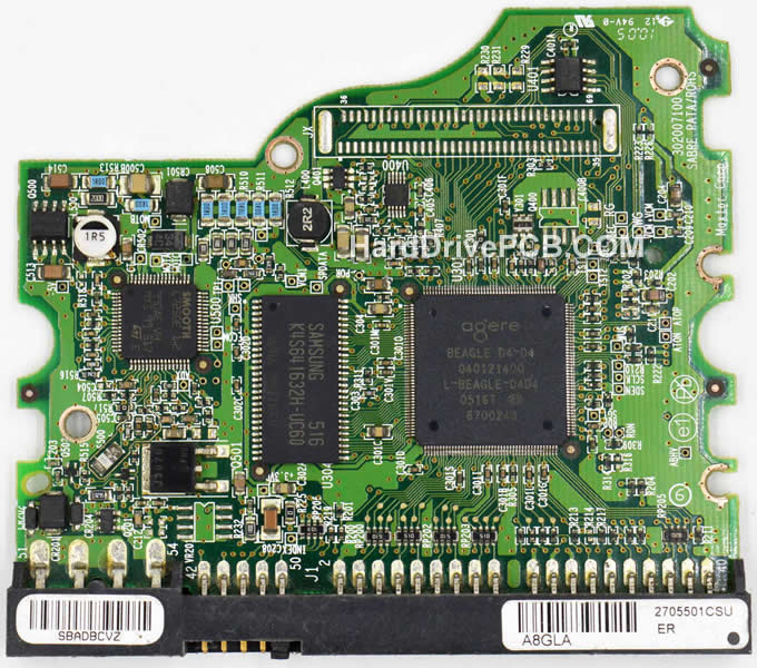 (image for) Maxtor 6L100P0 PCB 040121400