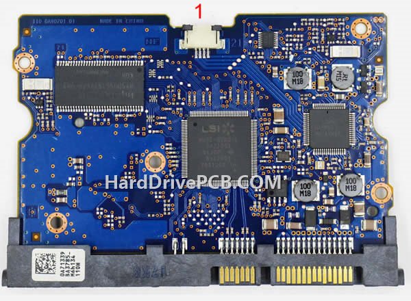 (image for) Hitachi HUA721010CLA330 PCB 0A71261 - Click Image to Close