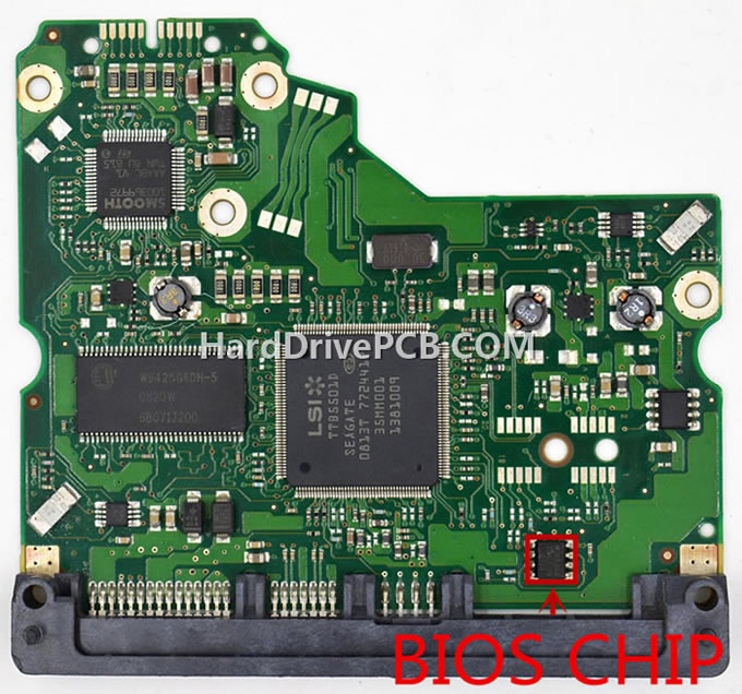 Seagate ST3500320AS PCB 100466725 - Click Image to Close