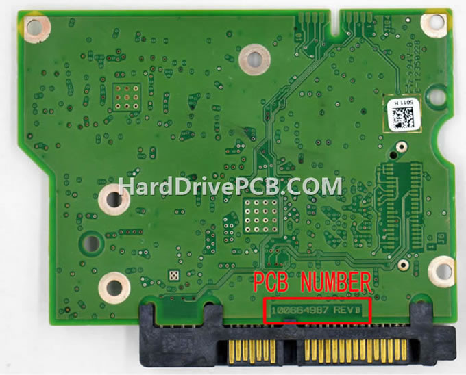(image for) Seagate ST1500DM003 PCB 100664987 - Click Image to Close
