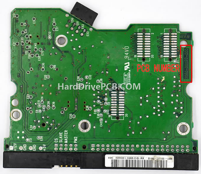 (image for) WD WD400BB PCB 2060-001177-000 - Click Image to Close