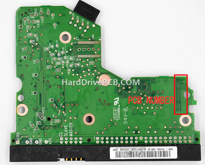 (image for) WD WD400BB PCB 2060-701292-002 - Click Image to Close