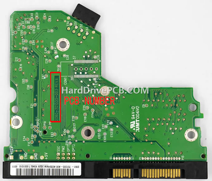 (image for) WD WD2500JS PCB 2060-701335-003 - Click Image to Close