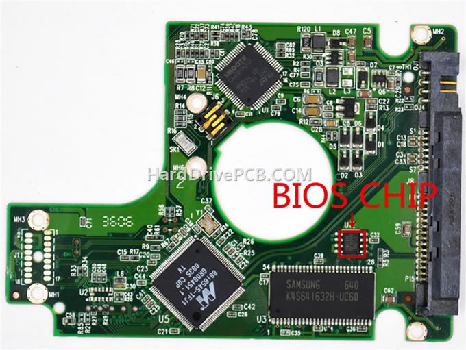 2060-701424-007 WD PCB - Click Image to Close