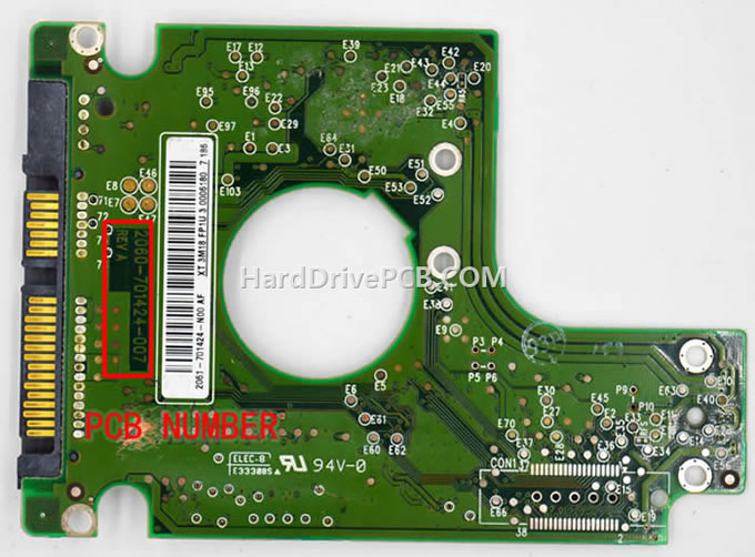(image for) WD WD400BEVS PCB 2060-701424-007
