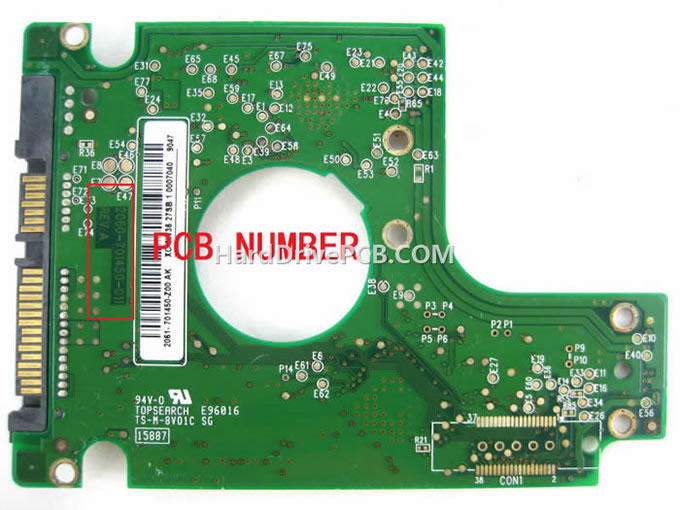 (image for) WD WD1200BEVS PCB 2060-701450-011