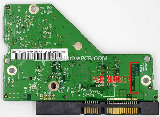 (image for) 2060-701567-000 WD PCB