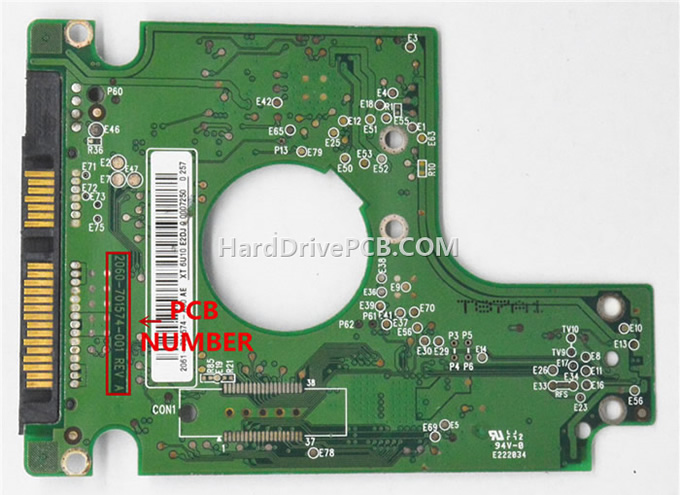 (image for) WD WD1200BJKT PCB 2060-701574-001 - Click Image to Close