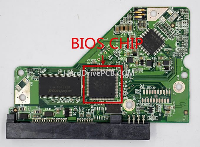 (image for) WD WD3200AVJS PCB 2060-701590-001 - Click Image to Close