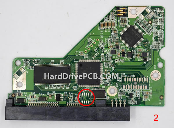 (image for) WD WD3200AVJS PCB 2060-701590-001 - Click Image to Close
