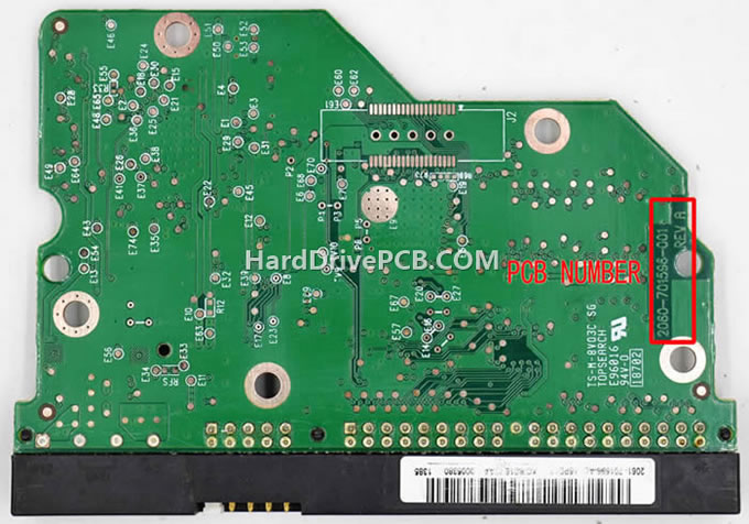 (image for) WD WD3200AVJB PCB 2060-701596-001