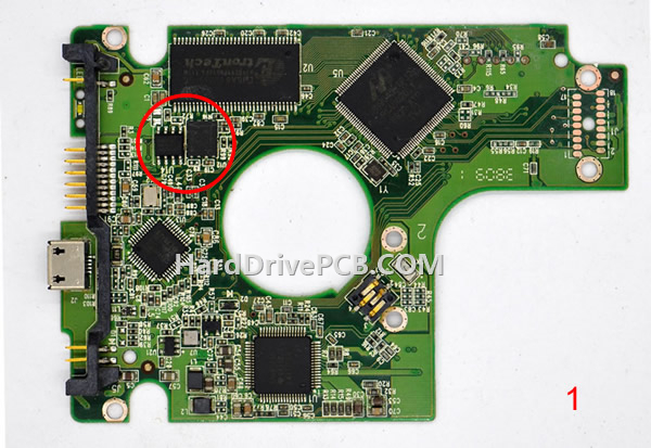 (image for) WD WD10TMVV PCB 2060-701675-001