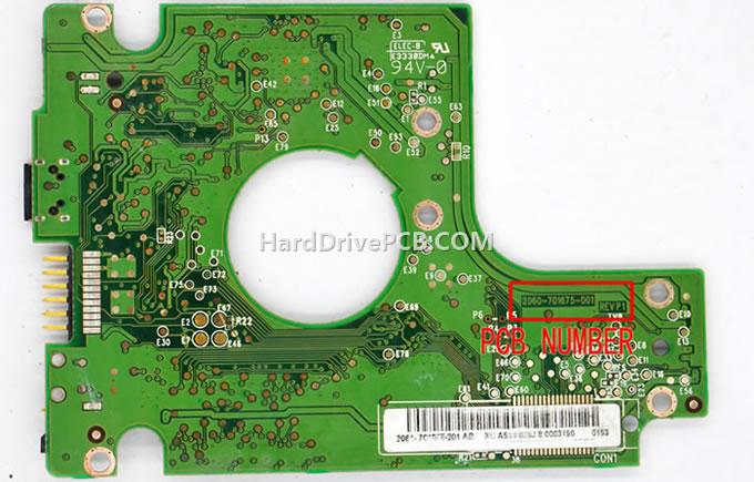 (image for) WD WD10TMVV PCB 2060-701675-001