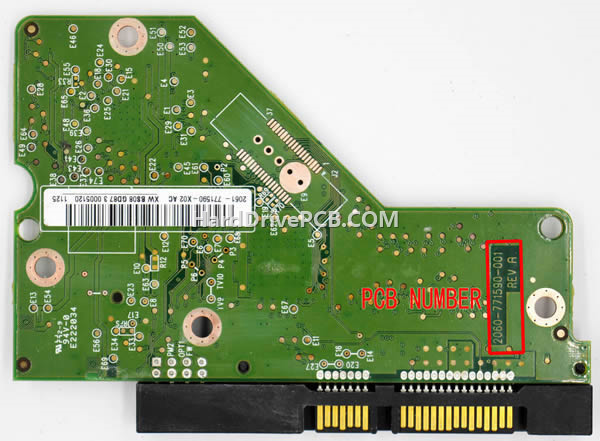 (image for) WD WD3200AVJS PCB 2060-771590-001 - Click Image to Close