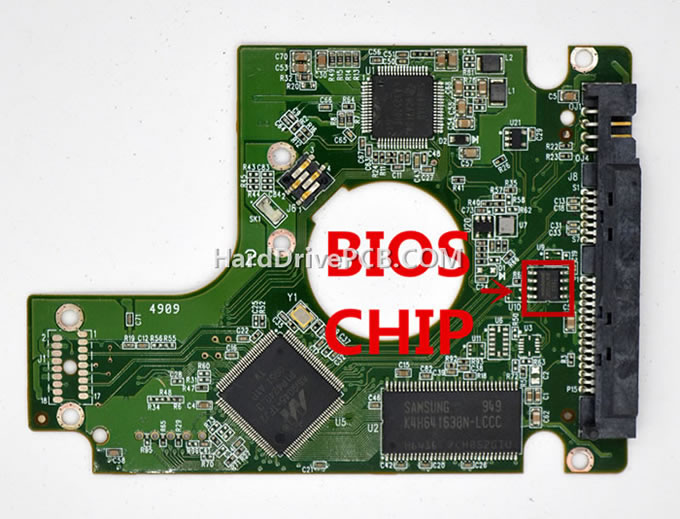 (image for) WD WD2500BVVT PCB 2060-771672-001