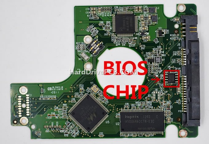 WD WD3200BVVT PCB 2060-771672-004 - Click Image to Close