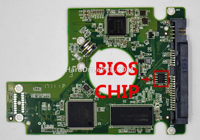 WD WD3200BPVT PCB 2060-771692-002 - Click Image to Close