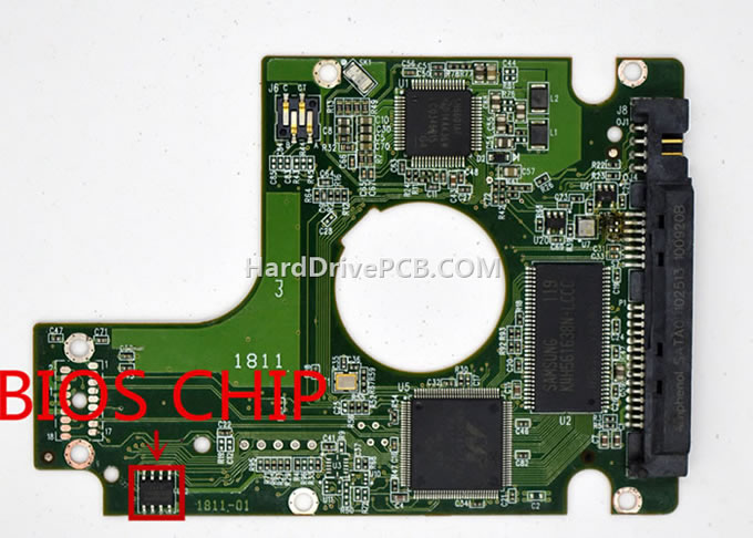 WD WD3200BEVT PCB 2060-771714-002 - Click Image to Close
