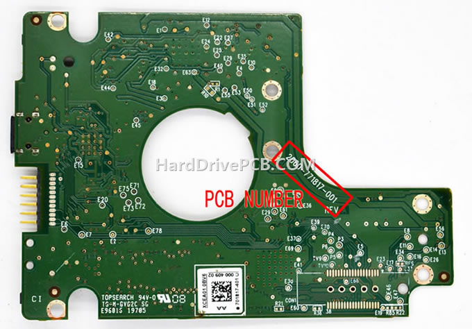 (image for) WD WD10TMVV PCB 2060-771817-001