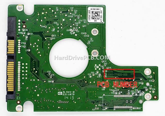 WD WD3200BEVT PCB 2060-771820-000 - Click Image to Close