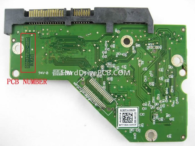 (image for) WD WD3200AZDX PCB 2060-771824-005 - Click Image to Close