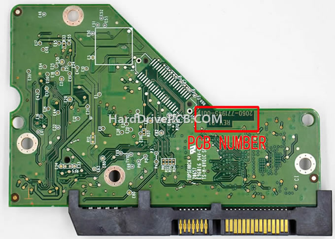 (image for) WD WD30EFRX PCB 2060-771945-001 - Click Image to Close