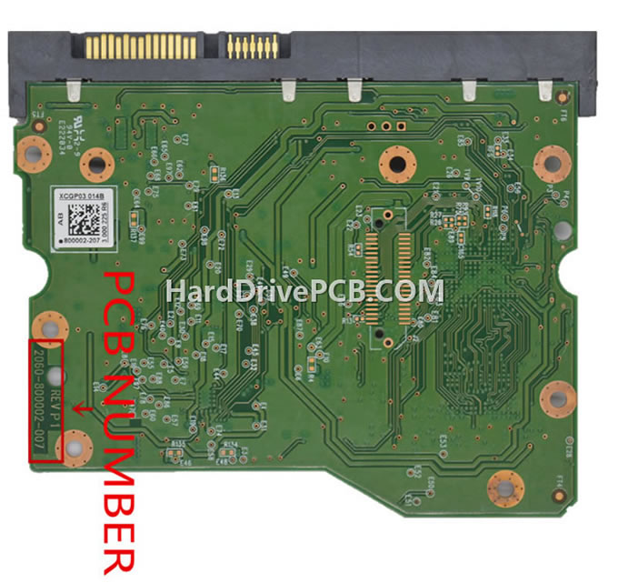 (image for) 2060-800002-007 WD PCB - Click Image to Close