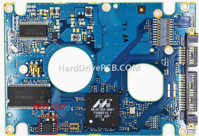 (image for) Fujitsu MHW2040BH PCB CA26343-B84304BA