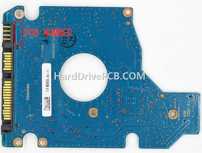 (image for) Toshiba MK8051GSY PCB G002217A
