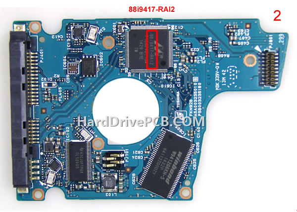 G003235C Toshiba PCB - Click Image to Close