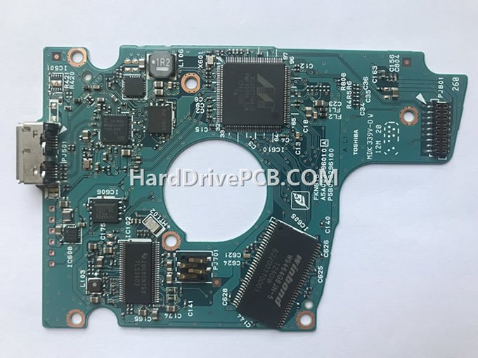 Toshiba MQ01UBD100 PCB G003296A - Click Image to Close