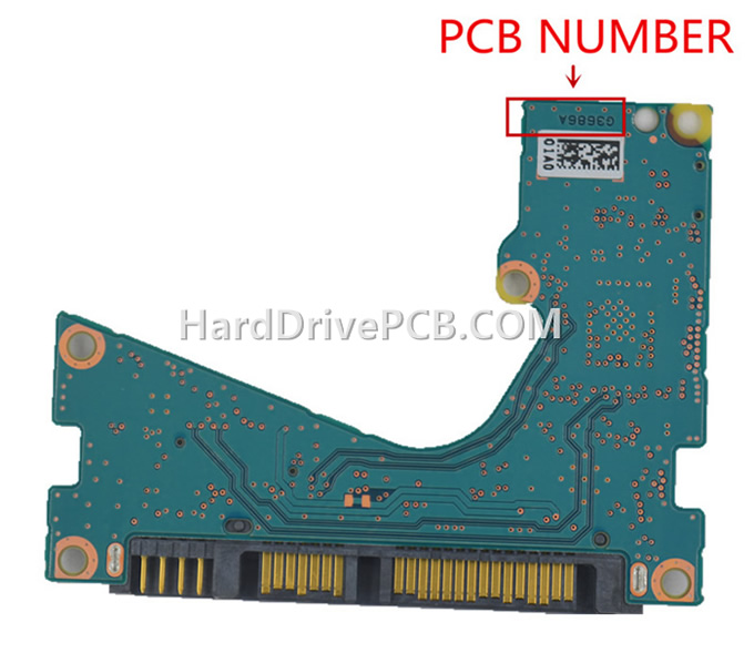 (image for) Toshiba MQ02ABF100 PCB G3686A